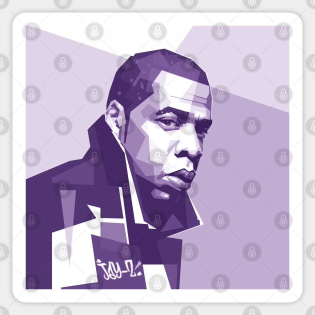 Jay Z Sticker by lots of artWork